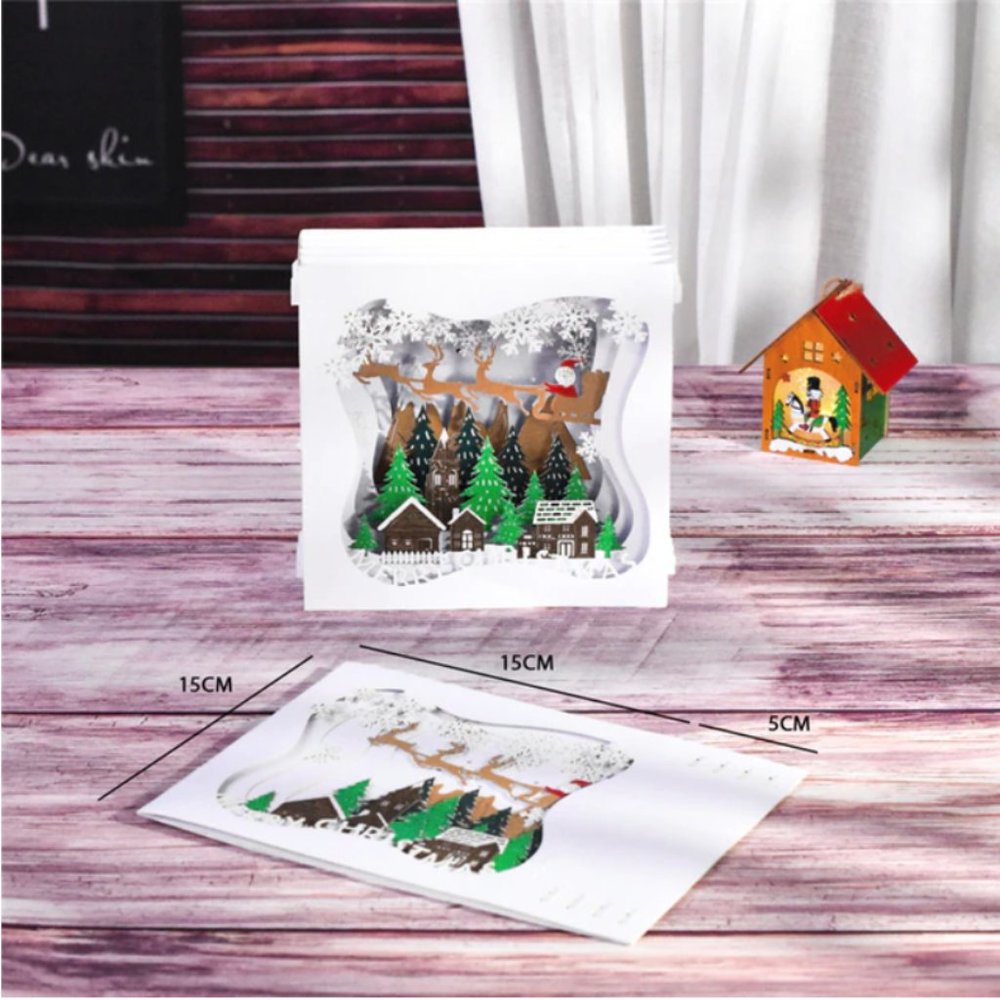 3D Christmas Greeting Card
